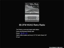 Tablet Screenshot of kkagretroradio.com